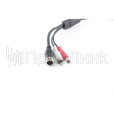 Кабель 4-pin (мама) — 4-pin (папа) + 1 audio + 1 power