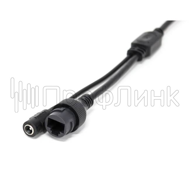 Кабель 6-pin (папа) — RJ45 (мама) + 1 power, 0,2 метра CARVIS