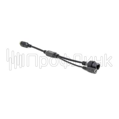 Кабель 6-pin (папа) — RJ45 (мама) + 1 power, 0,2 метра