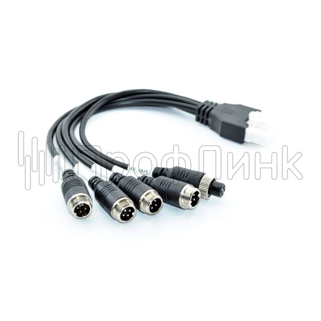 Штекер коммутации камер и монитора CARVIS